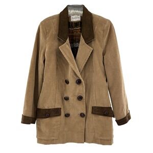 Naomi Paris Women's Corderouy Blazer Approx Medium Beige‎ No size Tag